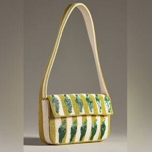 Anthropologie The Fiona Beaded Bag: Food & Drink Edition Jalapeno